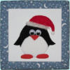 Santa Pinguin (23,5x23,5 cm)