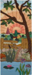 Sonnenaufgang (40x95 cm)
